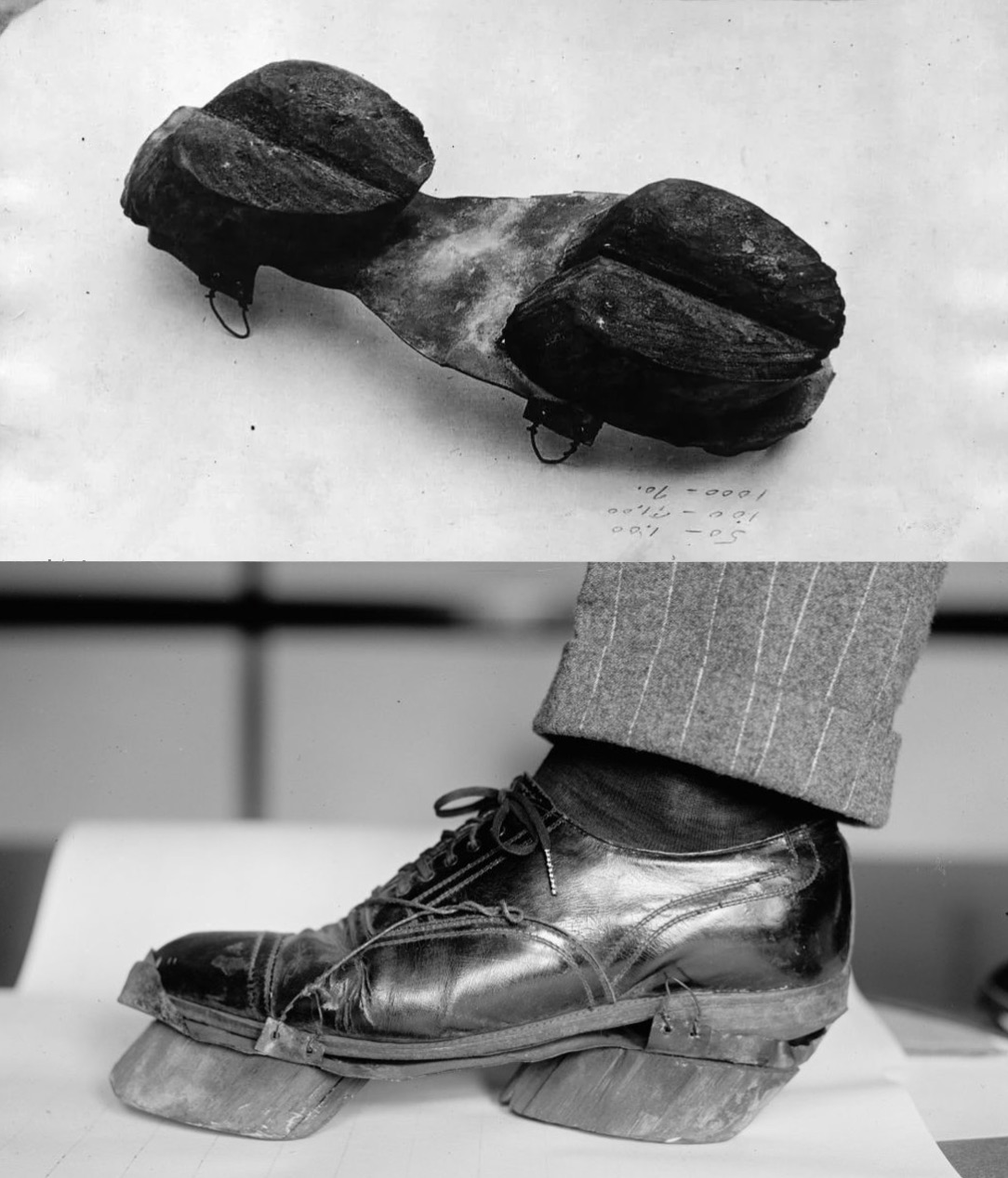 Cow shoes that moonshiners used during Prohibition to disguise their footprints